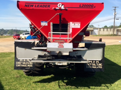 12' New Leader L2000 G4 Fertilizer & Lime Spreader mounted on a 2005 International 8600 #4
