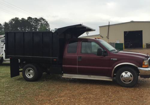 Custom Built 8' X 97" H&H Buctec Bed, with 42" Solid Metal Sides, Barn Doors, and a 36" Cab Protector #2